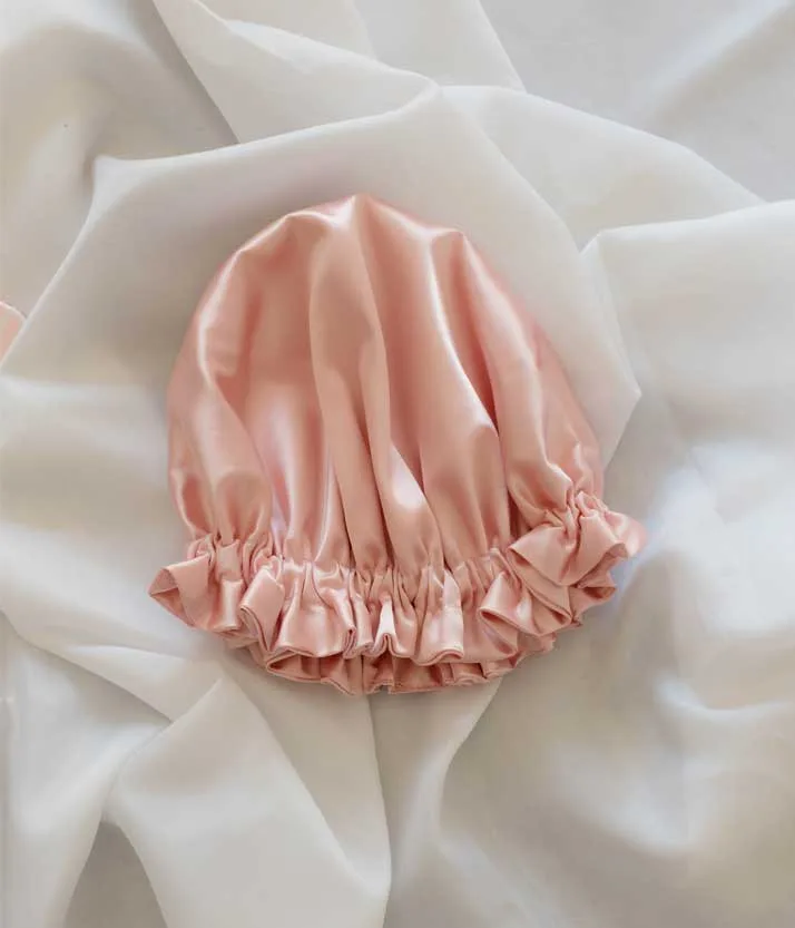 Cofia Satén Pink Antifrizz