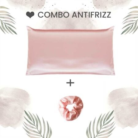 Combo Antifrizz Funda y Scrunchie Pink