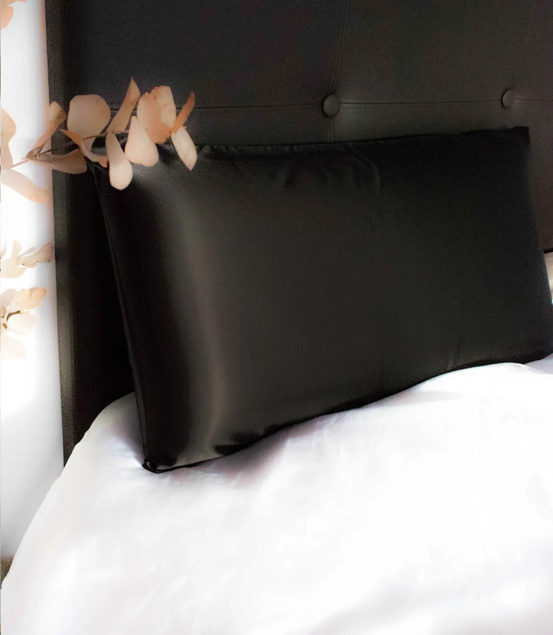 Combo Funda Premium + Antifaz + Scrunchie Black - Imagen 2