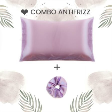 Combo Antifrizz Funda y Scrunchie Violet
