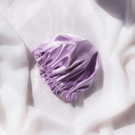 Cofia Satén Violet Antifrizz