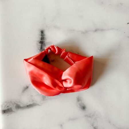 Vincha de Raso Coral