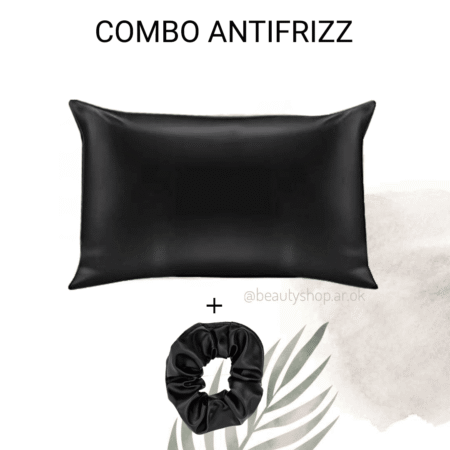 Combo Antifrizz Funda y Scrunchie Black