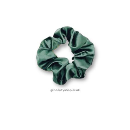 Scrunchie Satén Verde Oliva
