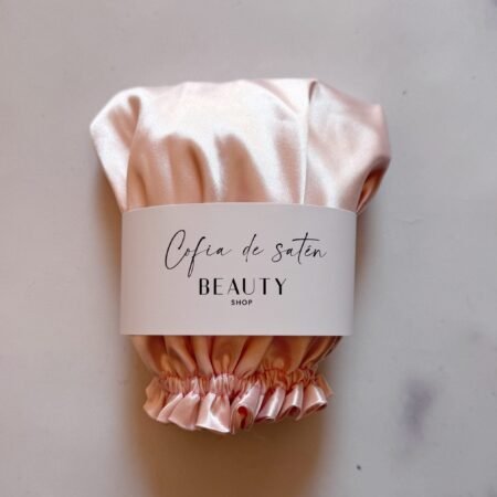 Cofia Satén Antifrizz Rosa Pastel