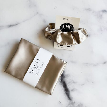 Combo Antifrizz Funda y Scrunchie Vison